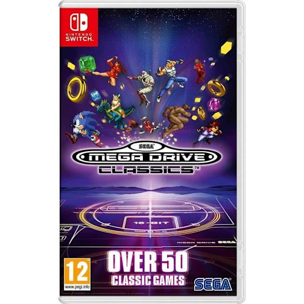 SEGA MEGA DRIVE CLASSICS 222840 Svart
