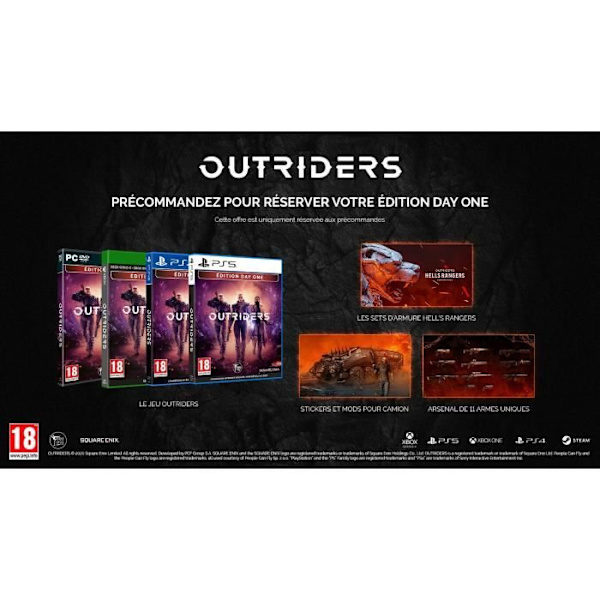 Outriders Day One Edition PS5-spil Vit