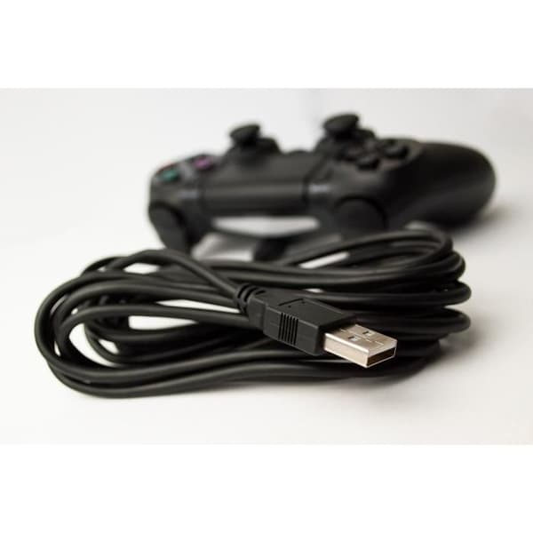 Opladningskabel - Snakebyte - PS4 - 3m - USB - Micro-stik svart