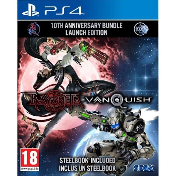 Bayonetta & Vanquish 10-vuotisjuhla: Bundle Launch Edition - Peli PS4 Vit