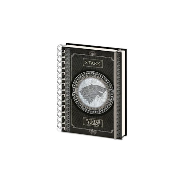 Spiraalivihko A5 Wiro Stark - Game of Thrones - Pyramid International - Paperi - Musta Svart