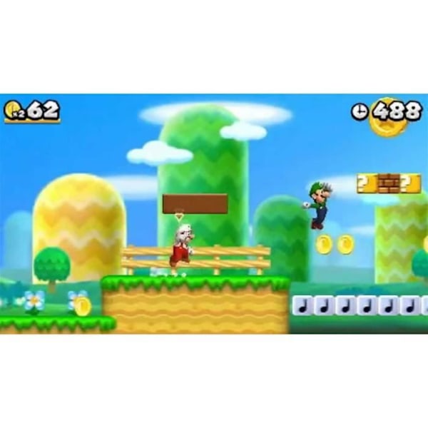 Videopeli - Mario - Uusi Super Mario Bros. 2 - 3DS - Standard Edition - 2D-alusta