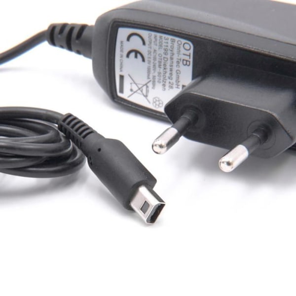 Nätadapter - vhbw - NINTENDO 3DS - 220V - Trådad - Svart