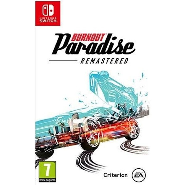 Burnout Paradise Remastered Nintendo Switch -peli Vit