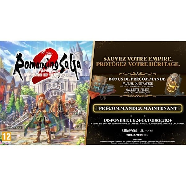 Romancing Saga 2: Revenge of the Seven - Nintendo Switch Game