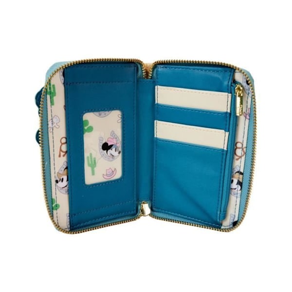 Pung - LOUNGEFLY - Mickey og Minnie - Læder - Multifarvet - Westernstil Flerfärgad