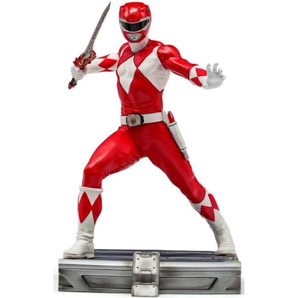 Iron Studios Power Ranger - Red Ranger Statue Figurkonst Skala 1/10