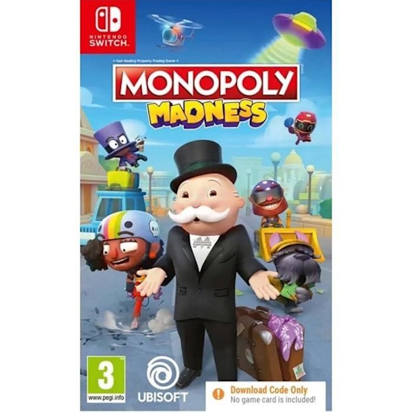 Monopoly Madness Spil Switch - CIB Flerfärgad