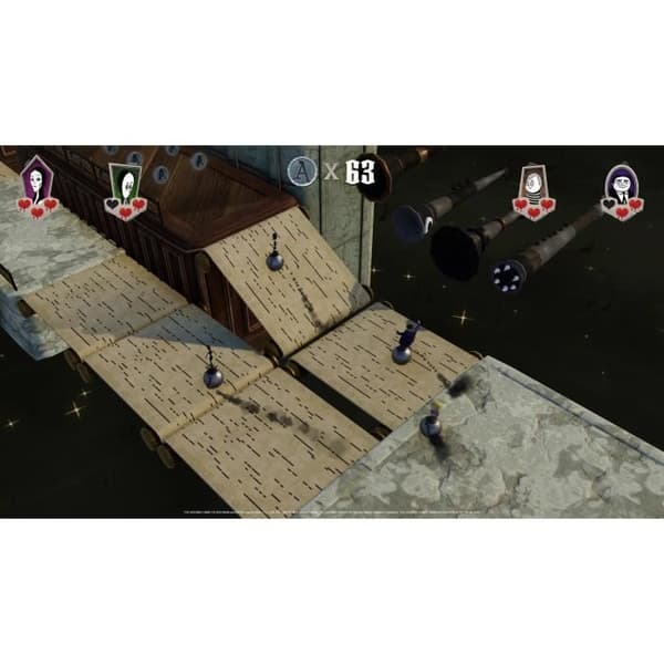 Addamsin perhe: Paniikki kartanossa - PS4-peli Vit