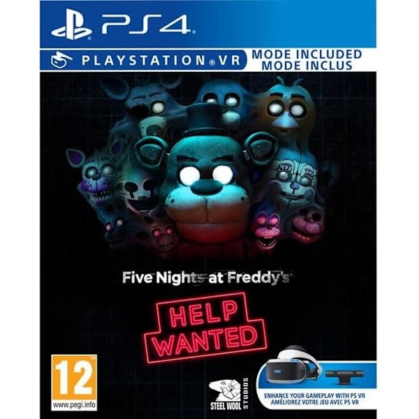 Five Nights At Freddy's Help Wanted på PS4, et action-/eventyrspil til PS4.