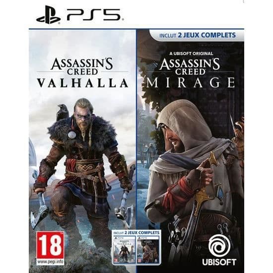Compil Assassin's Creed Valhalla + Ac Mirage-Spil-PS5
