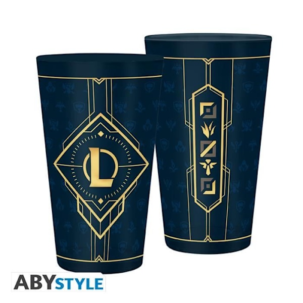 Verre XXL - ABYstyle - League of Legends - 400 ml - Verre av hög kvalitet - Blå färg