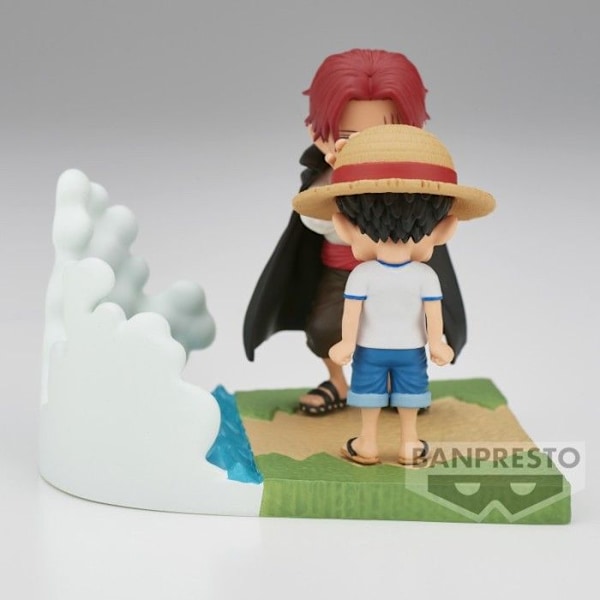 ONE PIECE - MONKEY.D.LUFFY & SHANKS VÄRLDENS SAMLA FIGUR LOG HISTORIER