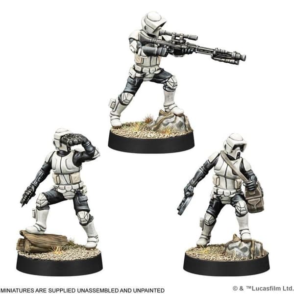 Star Wars -figuurit laajennus Scout Troopers