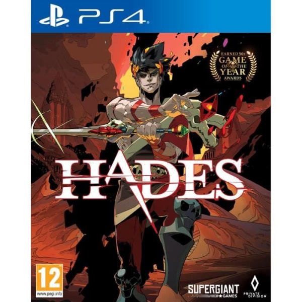 HADES PS4 -spel Vit