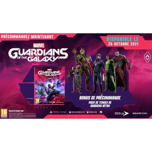 Marvel's Guardians of the Galaxy PS4-spil Vit