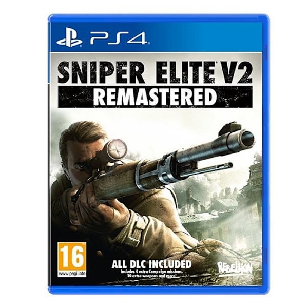 Videopeli - Rebellion - Sniper Elite V2 Remastered - Toiminta - Kolmannen persoonan räiskintäpeli - Aikuiset