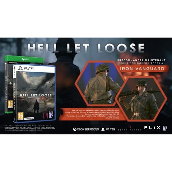 Skjutspel FPS - Hell Let Loose - PS5 - I låda - Andra världskriget - 100 spelare