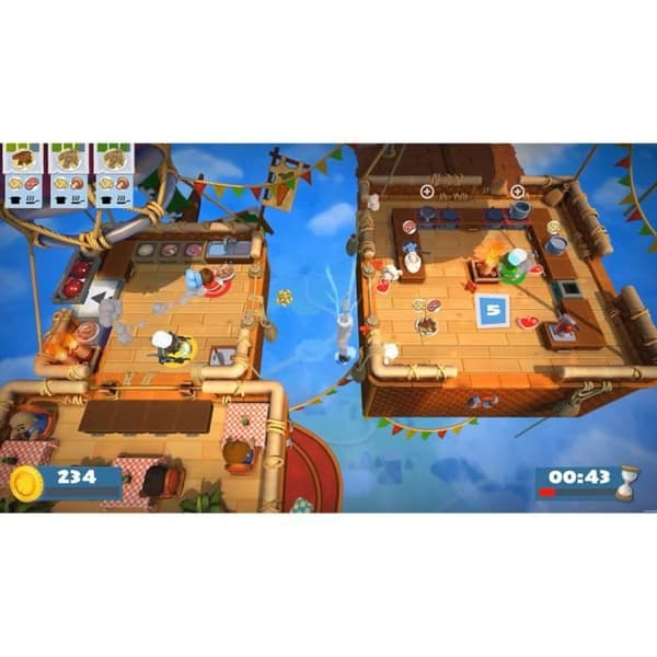 Videopeli - Overcooked! + Overcooked! 2 - Paketti - Jopa 4 pelaajaa - Simulaatio PS4