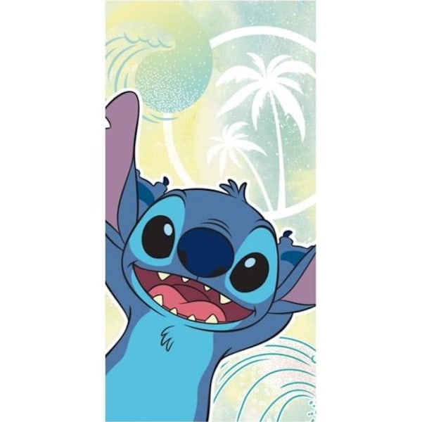 LILO & STITCH - Stitch - Strandhåndklæde 100% Bomuld - 70x140cm