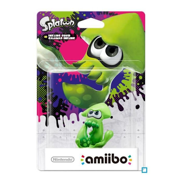 Amiibo Figuuri - Inkling Squid • Splatoon Collection
