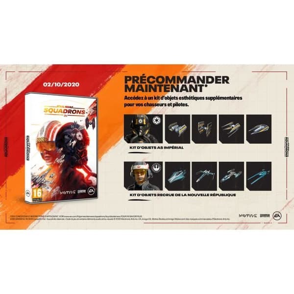 Star Wars - Squadrons PS4-spel Vit