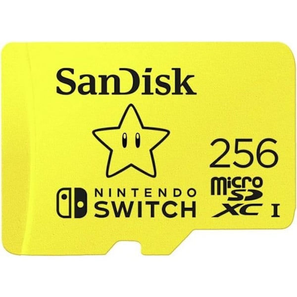 SANDISK Extreme 256GB microSDXC hukommelseskort til Nintendo Switch - V30/U3/C10/R100/W90