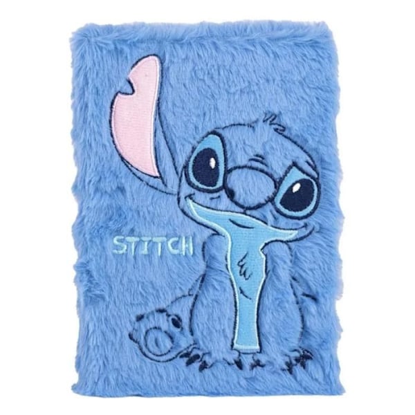 Disney Stitch Fur notesbog Blå