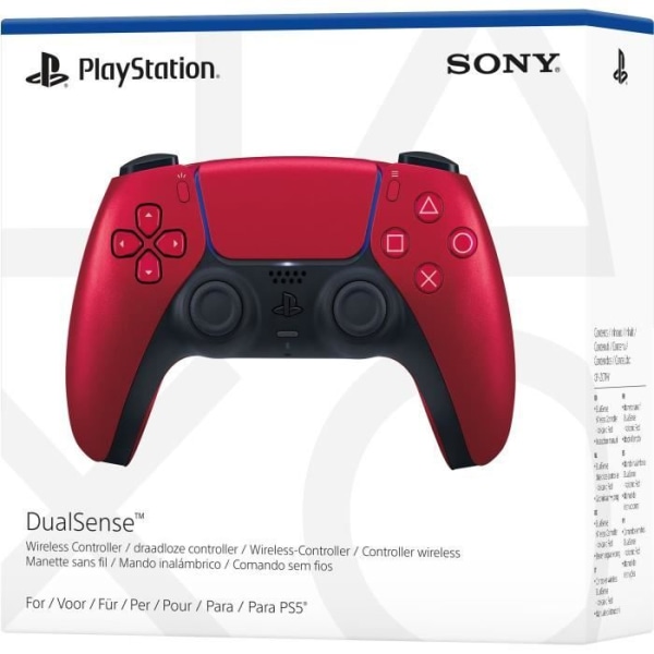 DualSense™ trådlös handkontroll - Volcanic Red I PS5 och PC