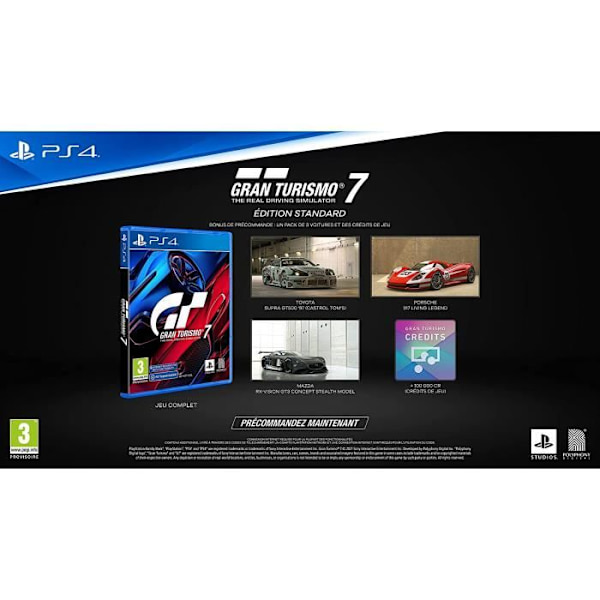Videospel - Gran Turismo - 7 - PS4 - 1-2 spelare offline - 1-16 spelare online - Fysisk version