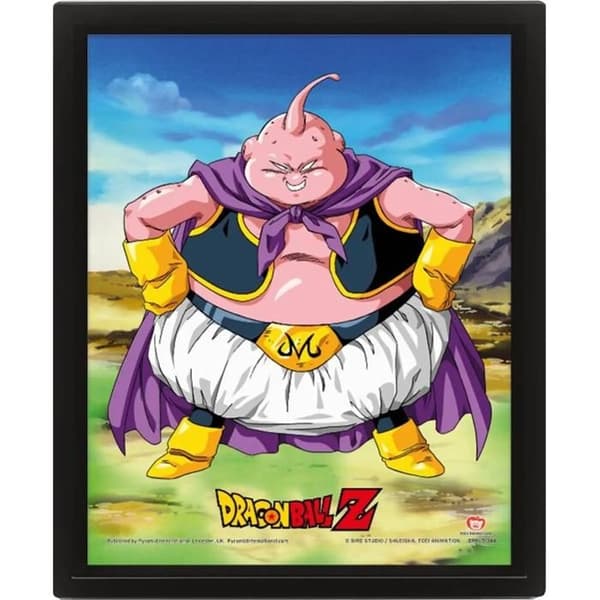 3D linseformet ramme 2 sider af Bu - Pyramid - Dragon Ball Z