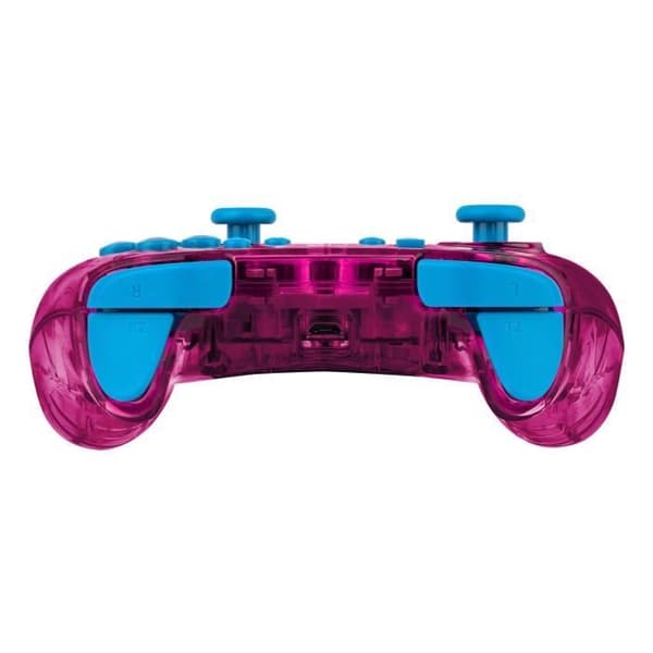 Spilcontroller - Nintendo Switch - Peach Rock candy - Kable - PDP - Rosa LYSERØD