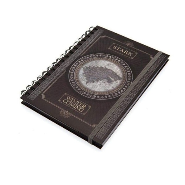 Spiraalivihko A5 Wiro Stark - Game of Thrones - Pyramid International - Paperi - Musta Svart