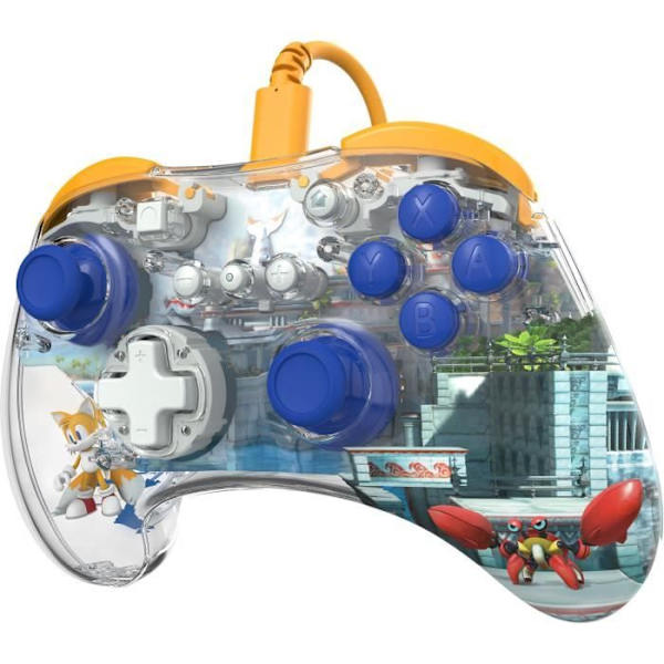 Kabelcontroller til Nintendo Switch™ - PDP - Realmz Tails - LED-belysning Multifarvet
