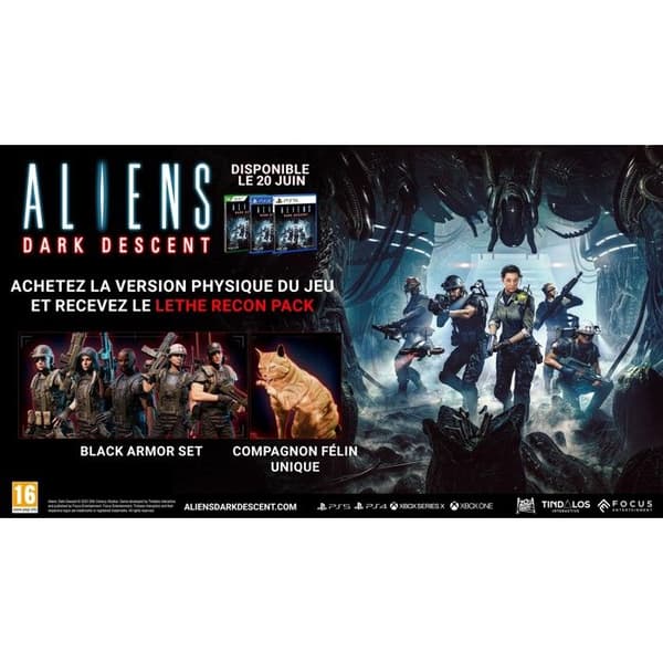 PS5-spel - Aliens: Dark Descent - Action - Mars 2022 - Boxed Vit