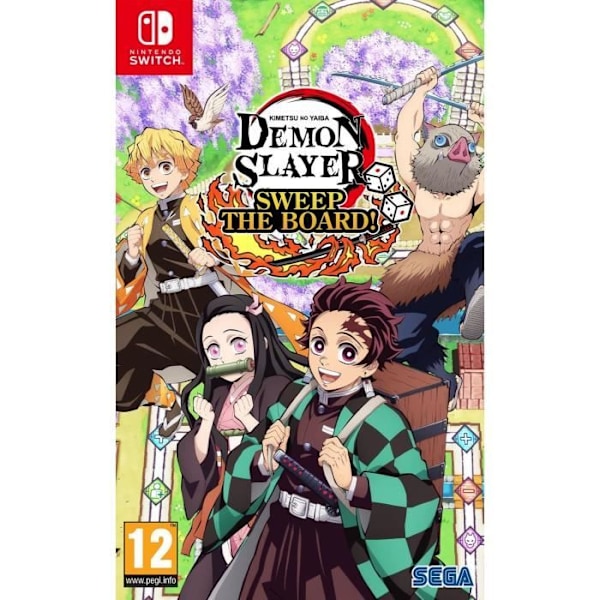 Demon Slayer Kimetsu No Yaiba Fej brættet! - Nintendo Switch spil