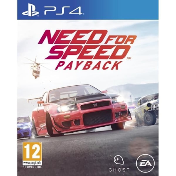 Need For Speed Payback PS4-spel Vit