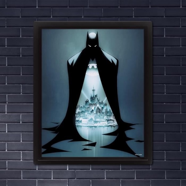 Ram Batman Gotham City 3D Animerad Effekt