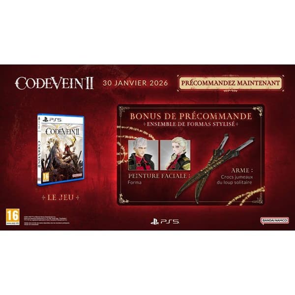 CODE VEIN II - PS5 Spil
