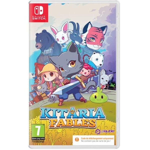Action-äventyrsspel - PQube - Kitaria Fables - Nintendo Switch - Ladda ner kod - RPG och jordbruk