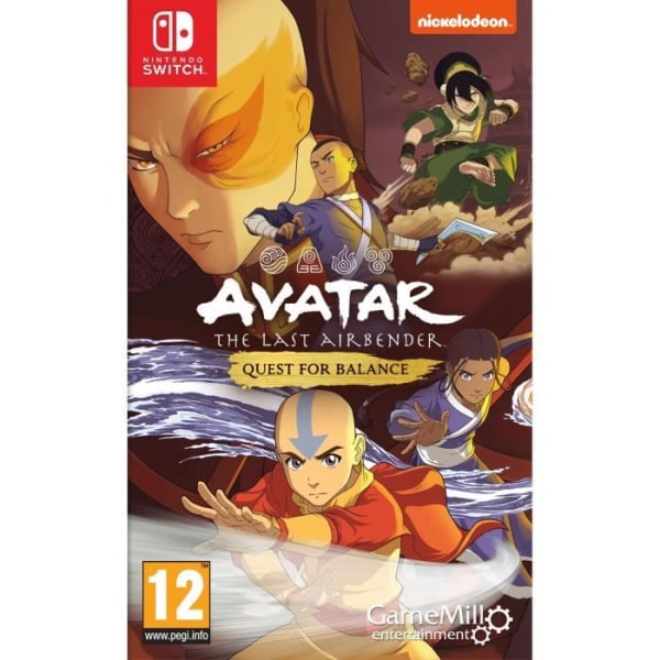 Avatar The Last Airbender Quest for Balance - Nintendo Switch-spel