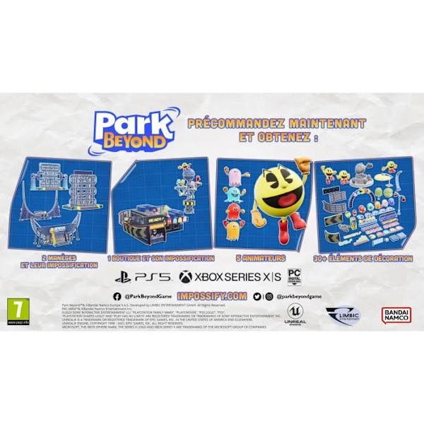 Park Beyond - PS5-spel Blå