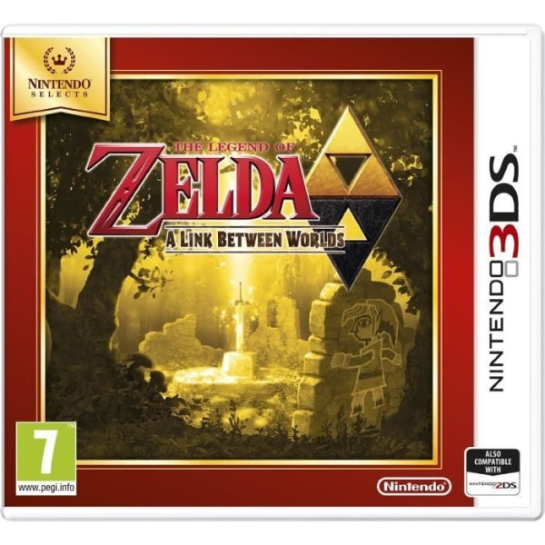 Videospil - Nintendo - The Legend of Zelda A Link Between Worlds - Edition Selects - 3DS platform