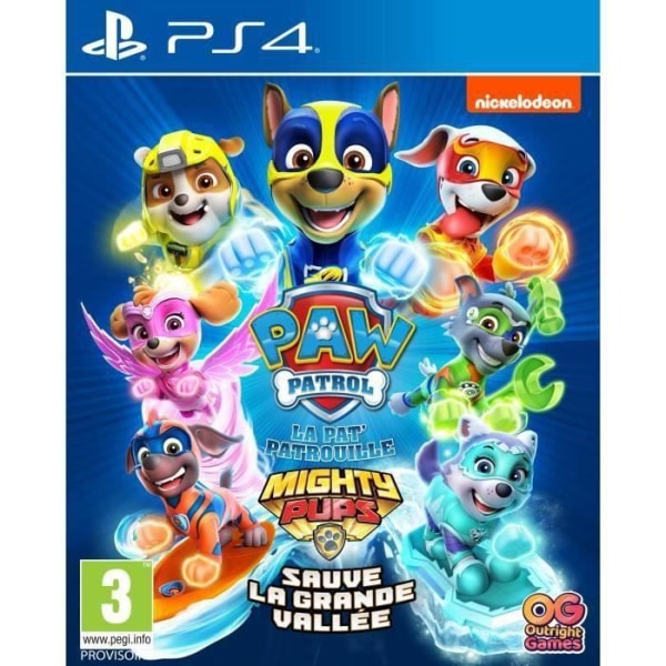 Paw Patrol: Super Patrol redder Great Valley PS4-spillet Vit