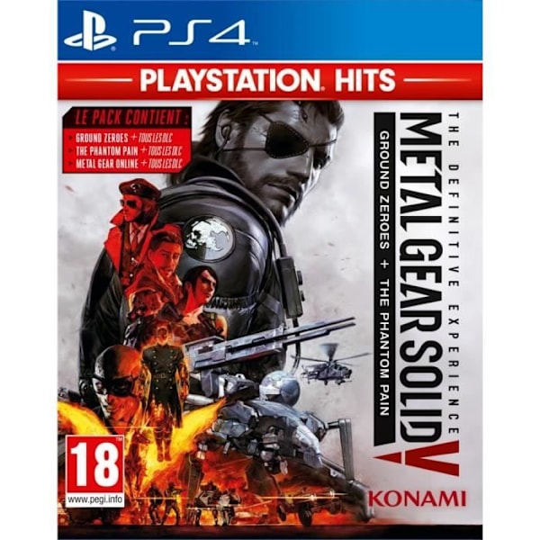 Metal Gear Solid Definitive Experience Playstation hits Jeu PS4