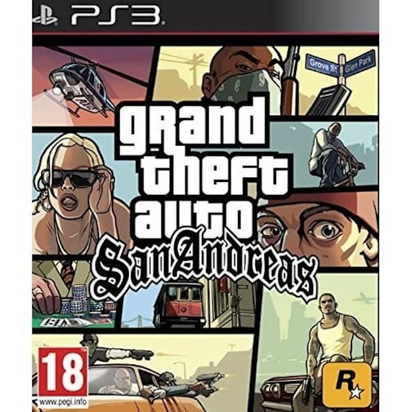 Datorspel - Rockstar Games - Grand Theft Auto: San Andreas - PS3 - Action - 18+