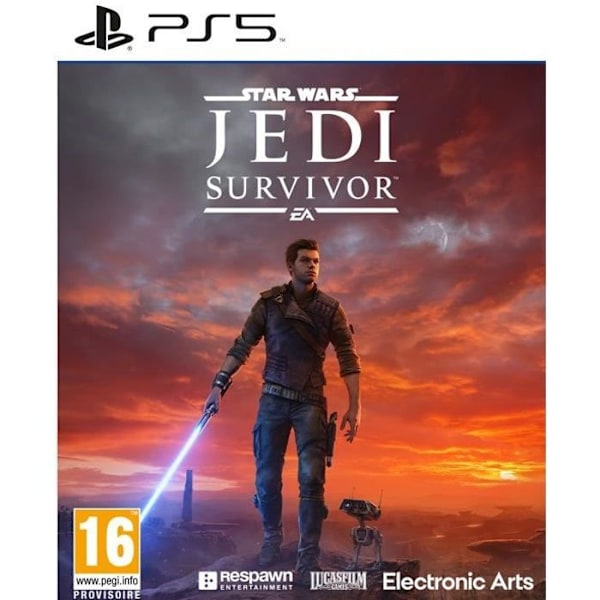 STAR WARS JEDI: SURVIVOR PS5-spil Svart