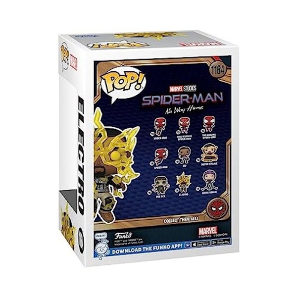 Figuriini - Funko - Spider-Man: No Way Home - Elektro - Pop! Vinyl - Noir Flerfärgad
