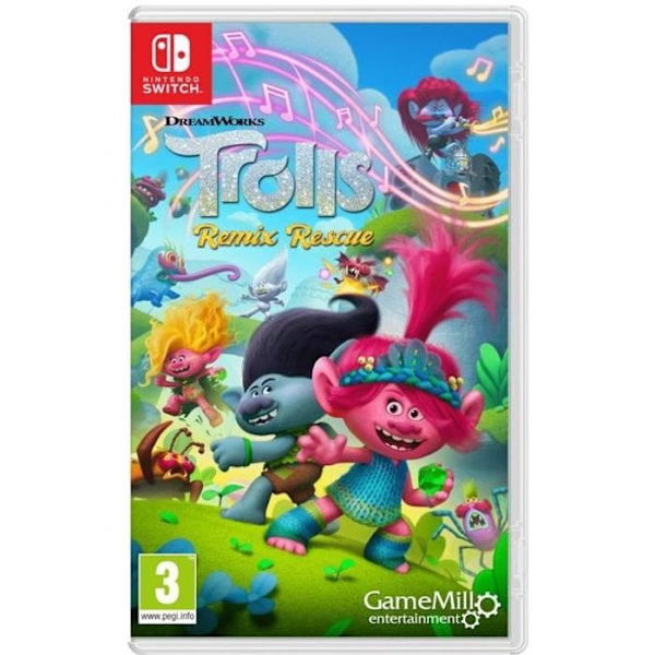 Trolls Remix Rescue - Nintendo Switch-spil