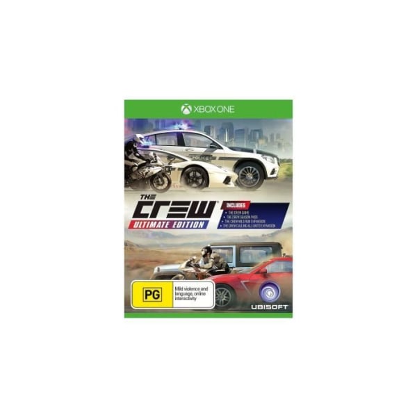 Videopeli - The Crew - Ultimate Edition - Xbox One - Action - Sisältää kaikki tehtävät